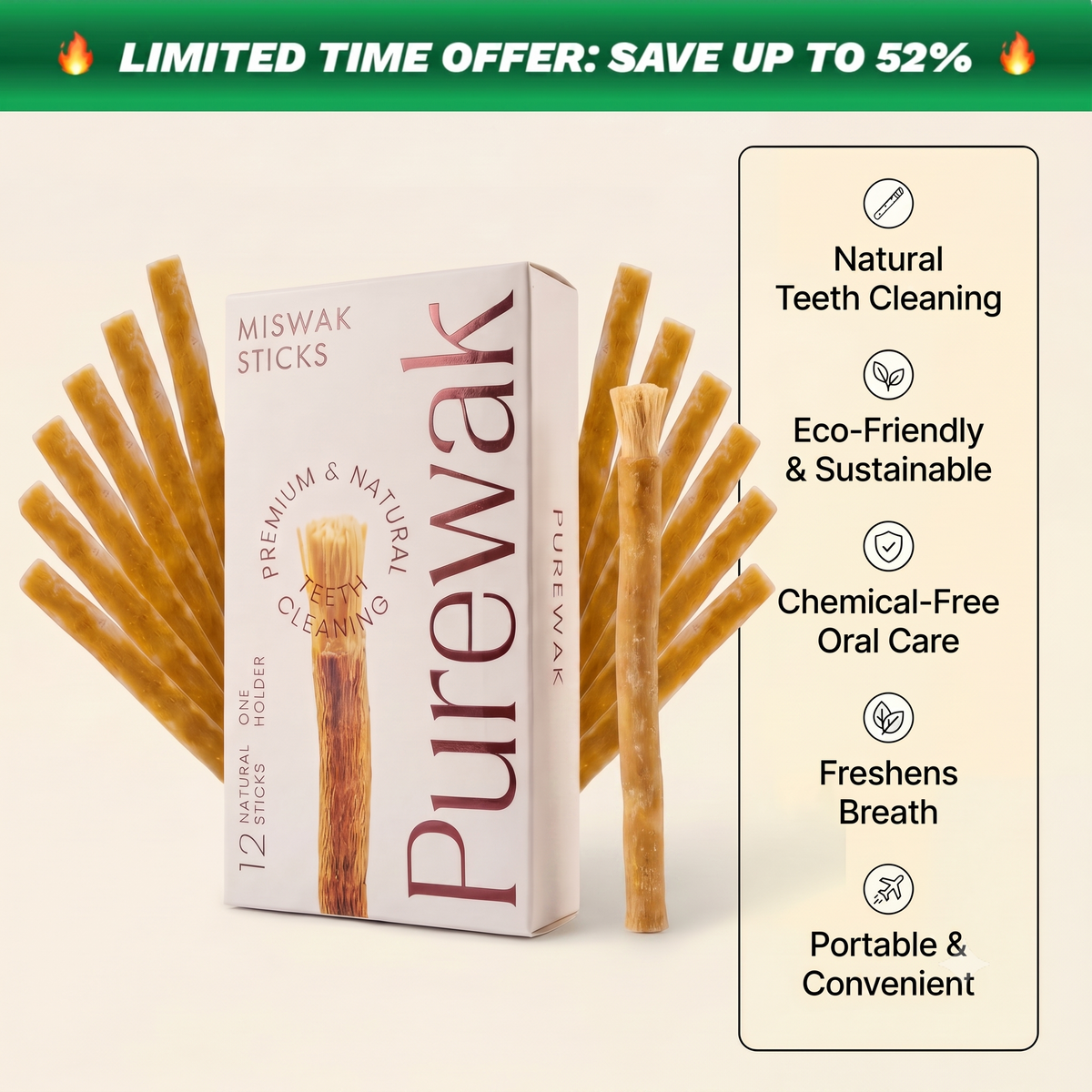 Purewak™ Natural Toothbrush