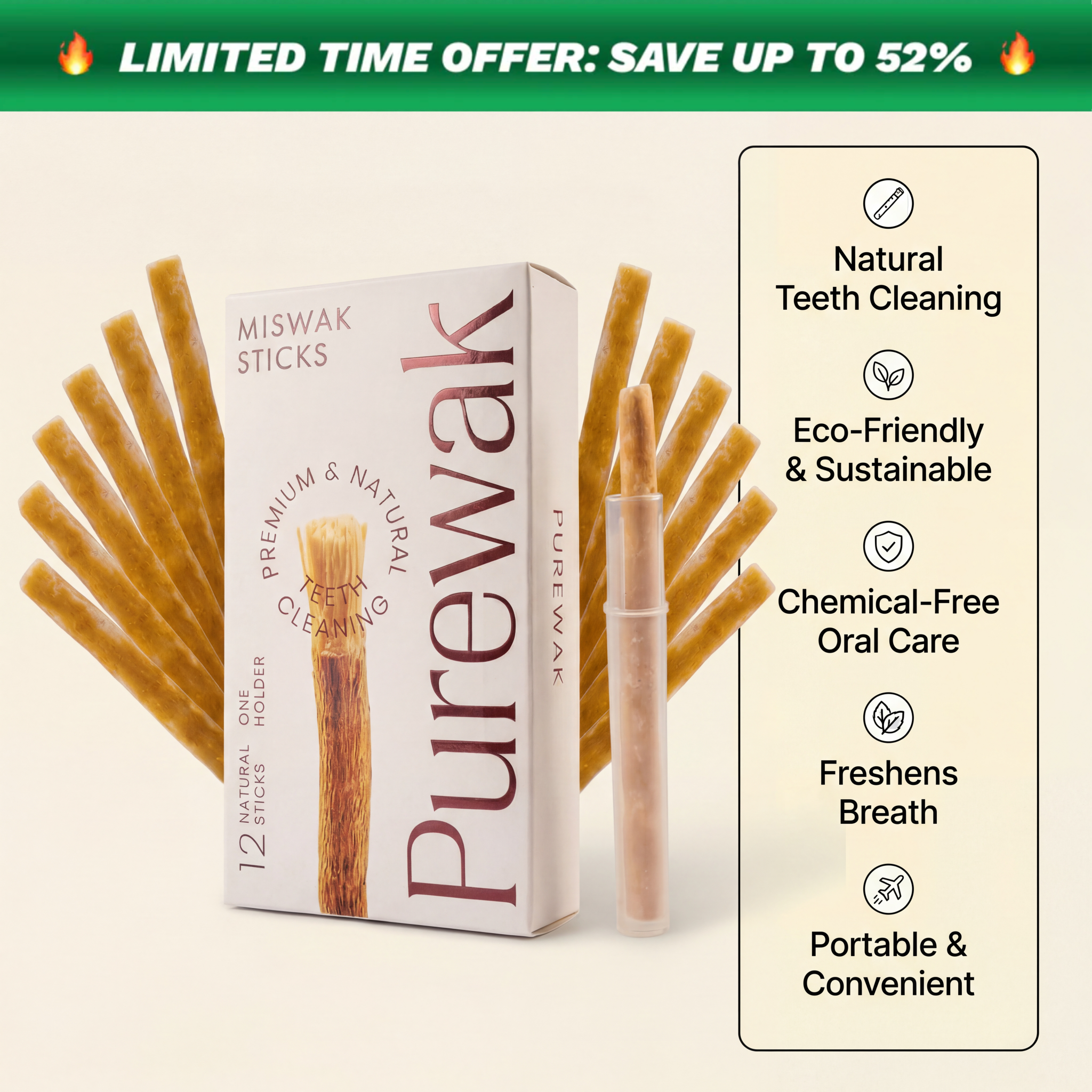 Purewak™ Natural Toothbrush